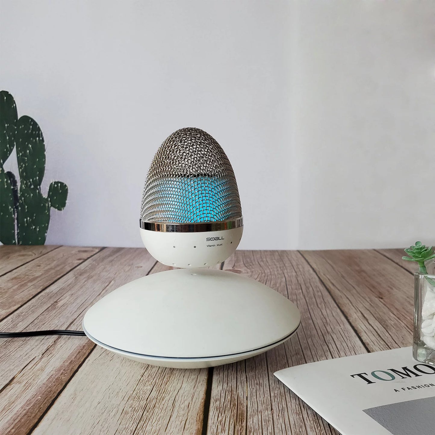 Magnetic Levitating Bluetooth Egg Shape Speaker